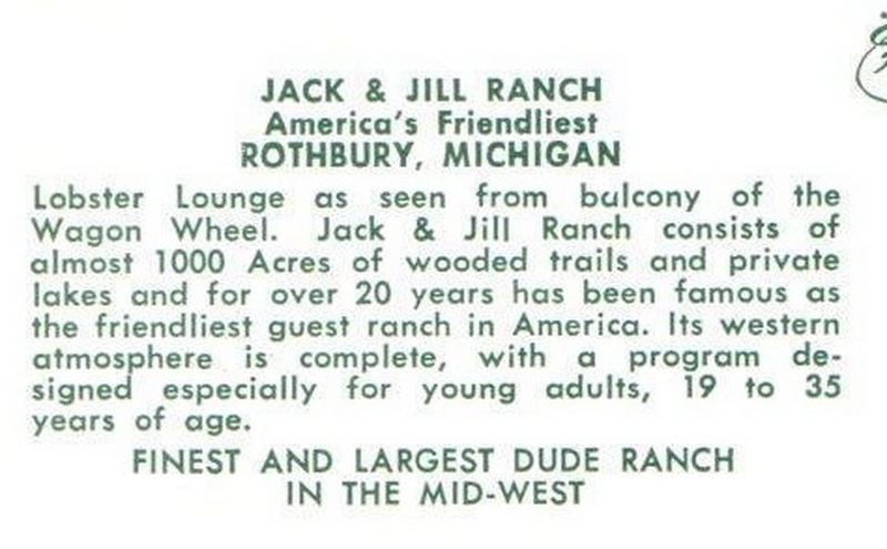 Double JJ Resort (Jack and Jill Ranch) - Vintage Postcard (newer photo)